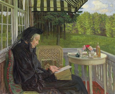 Sunny Evening by Leopold Karl Walter von Kalckreuth